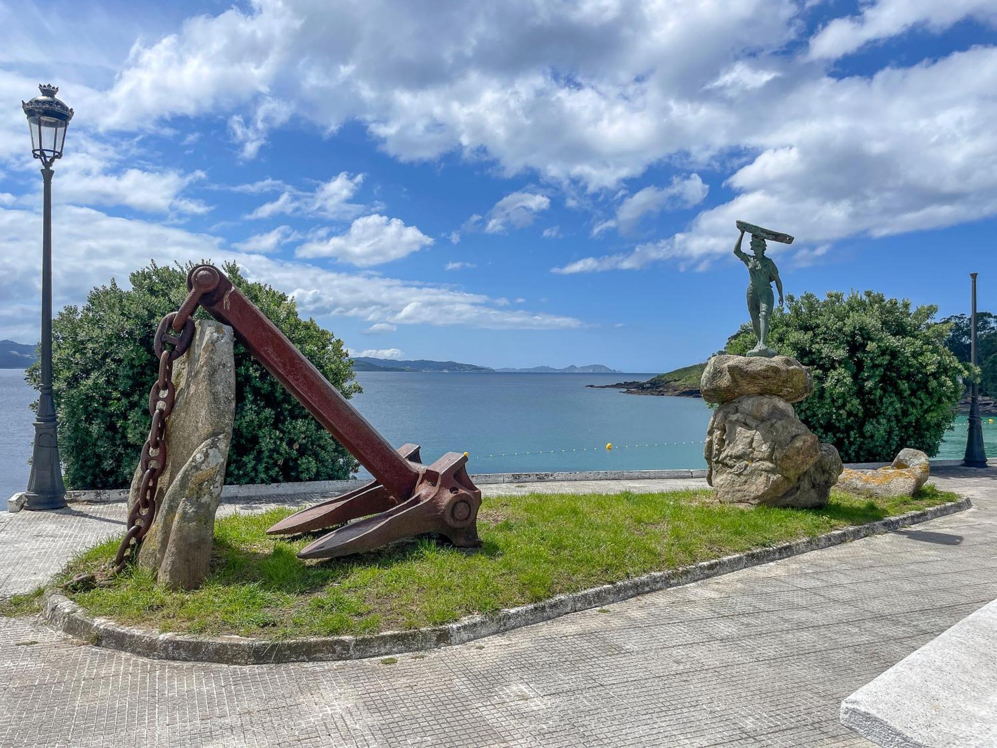 Apartamentos Portonovo Playa 3000 Bagian luar foto