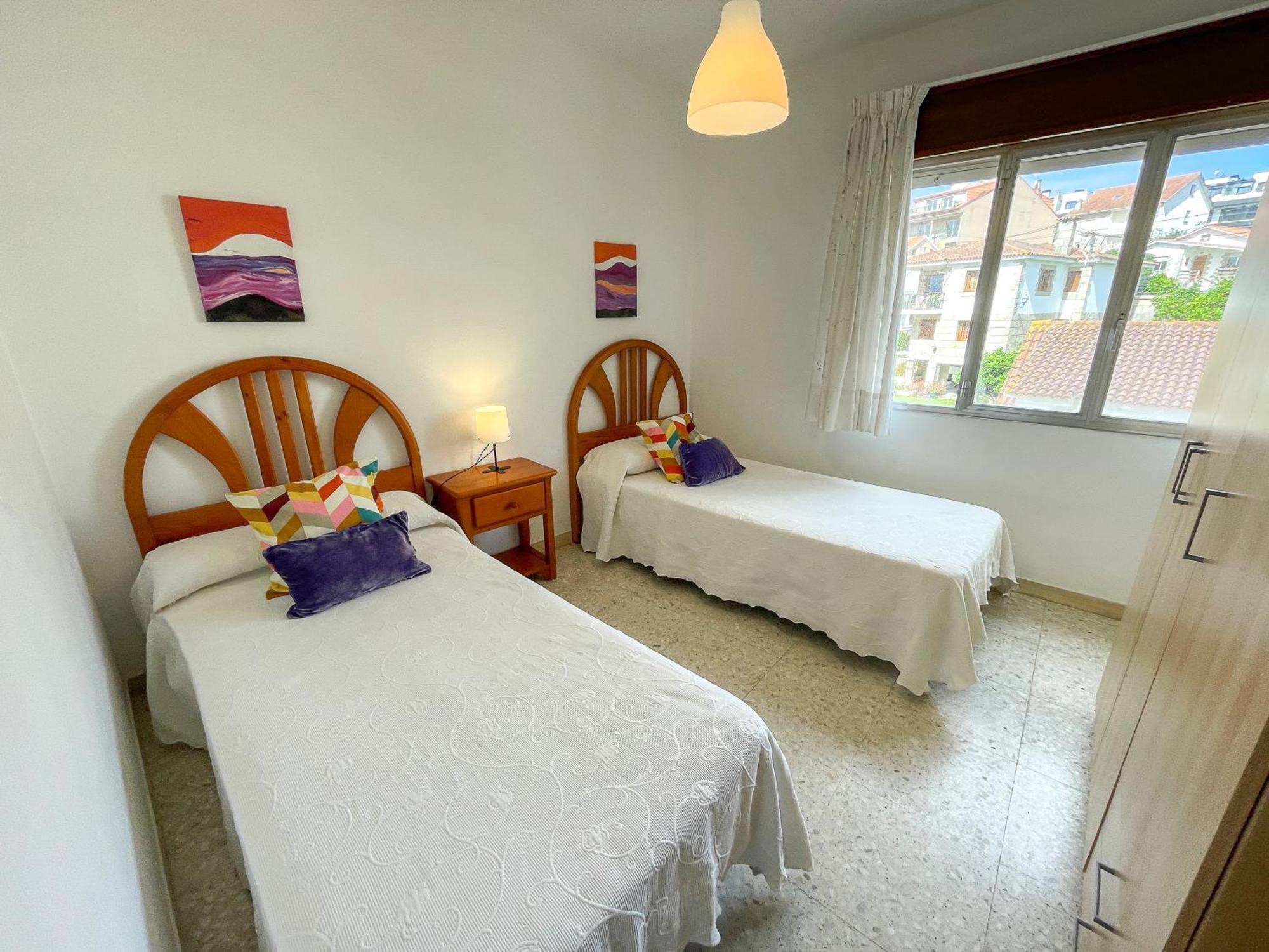 Apartamentos Portonovo Playa 3000 Bagian luar foto